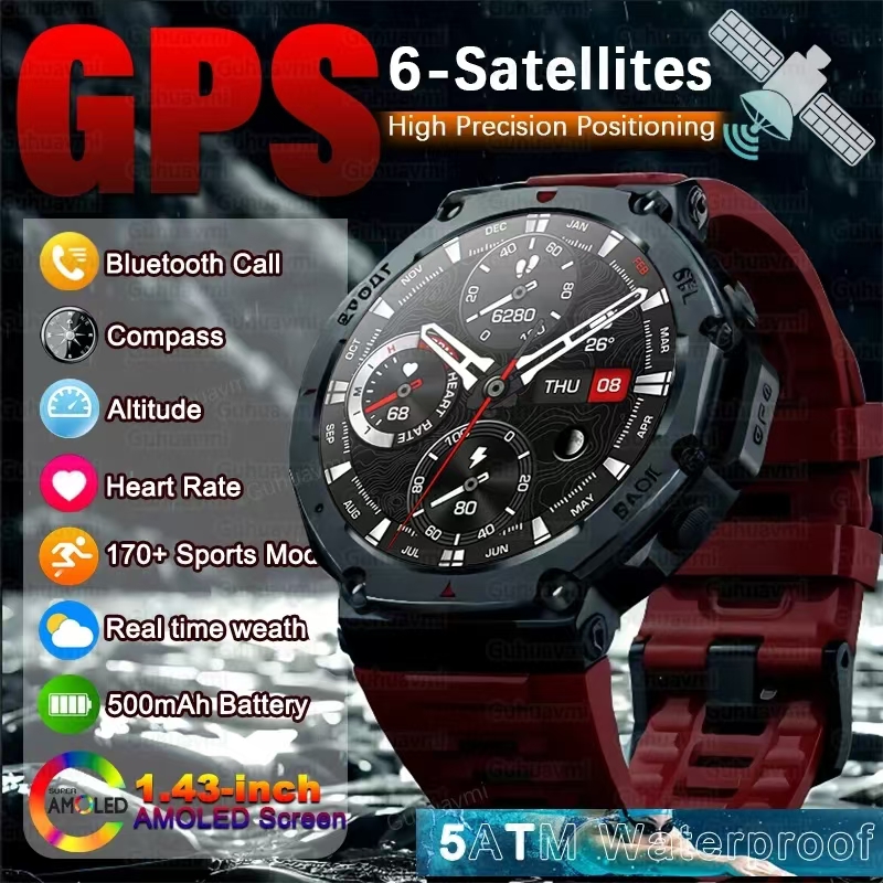 Smartwatch Face - Reloj Inteligente North Edge T-Rex Ultra