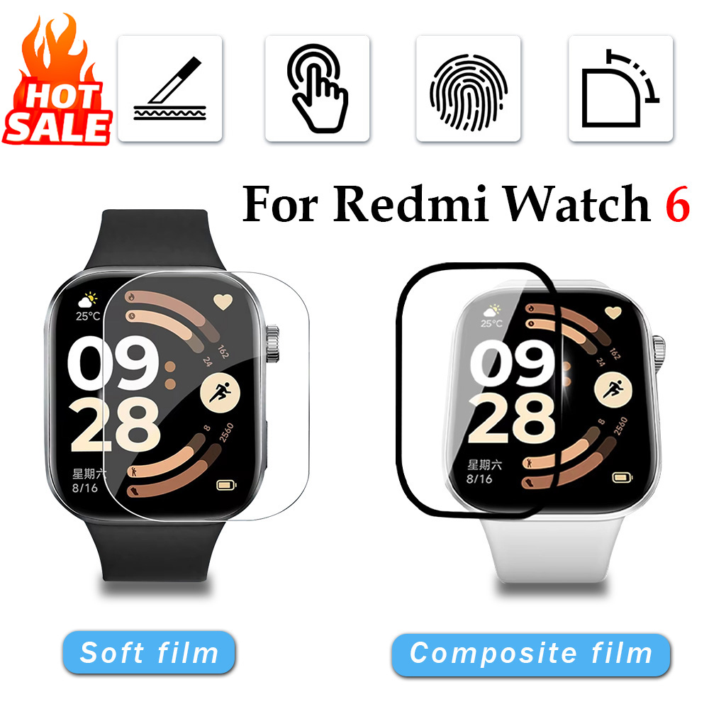 Smartwatch Watch Accessories - Película suave para Xiaomi Redmi Watch