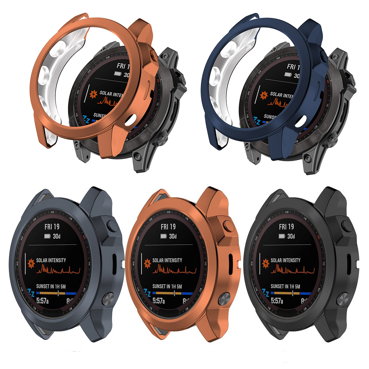 Garmin Smartwatch Accessories - Funda protectora para reloj inteligente Garmin