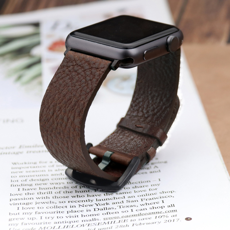 Smartwatch Accessories Shop - Correa italiana de piel de becerro