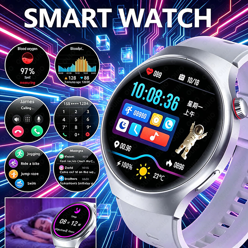 Smartwatch M Active - Reloj Inteligente 2026 con Modo Multideportivo,