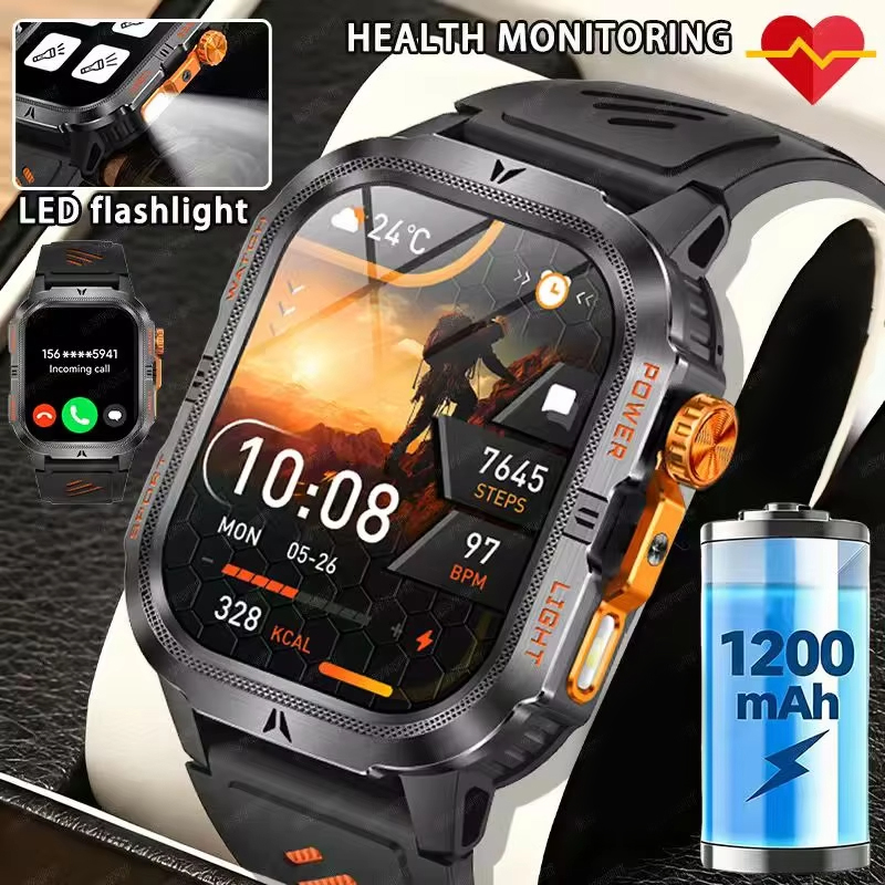 Smartwatch M Active - Reloj Inteligente Militar Resistente 2026 para