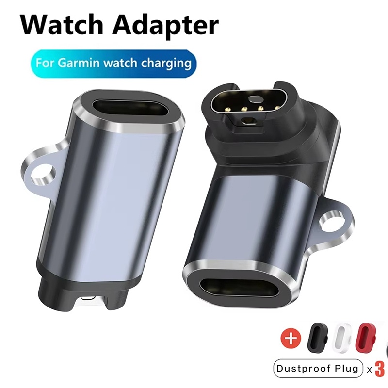 Garmin Smartwatch Accessories - Adaptador portátil de carga tipo C/Micro