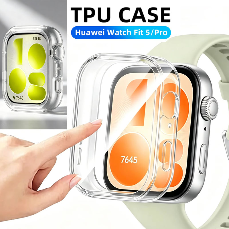 Huawei Smartwatch Accessories - Funda protectora de pantalla completa para