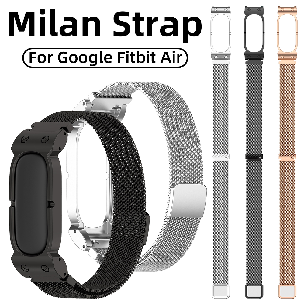 Stainless Mesh Band - Correa de reloj milanesa para Fitbit