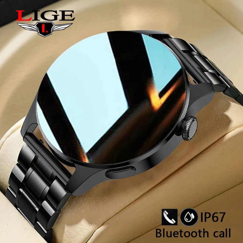 Smartwatch Face - 2024 LIGE Bluetooth llamada reloj inteligente