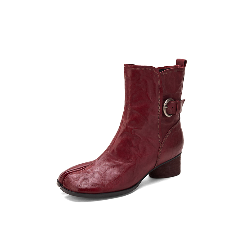 Leather Classic Strap - Botas Tabi de piel de oveja