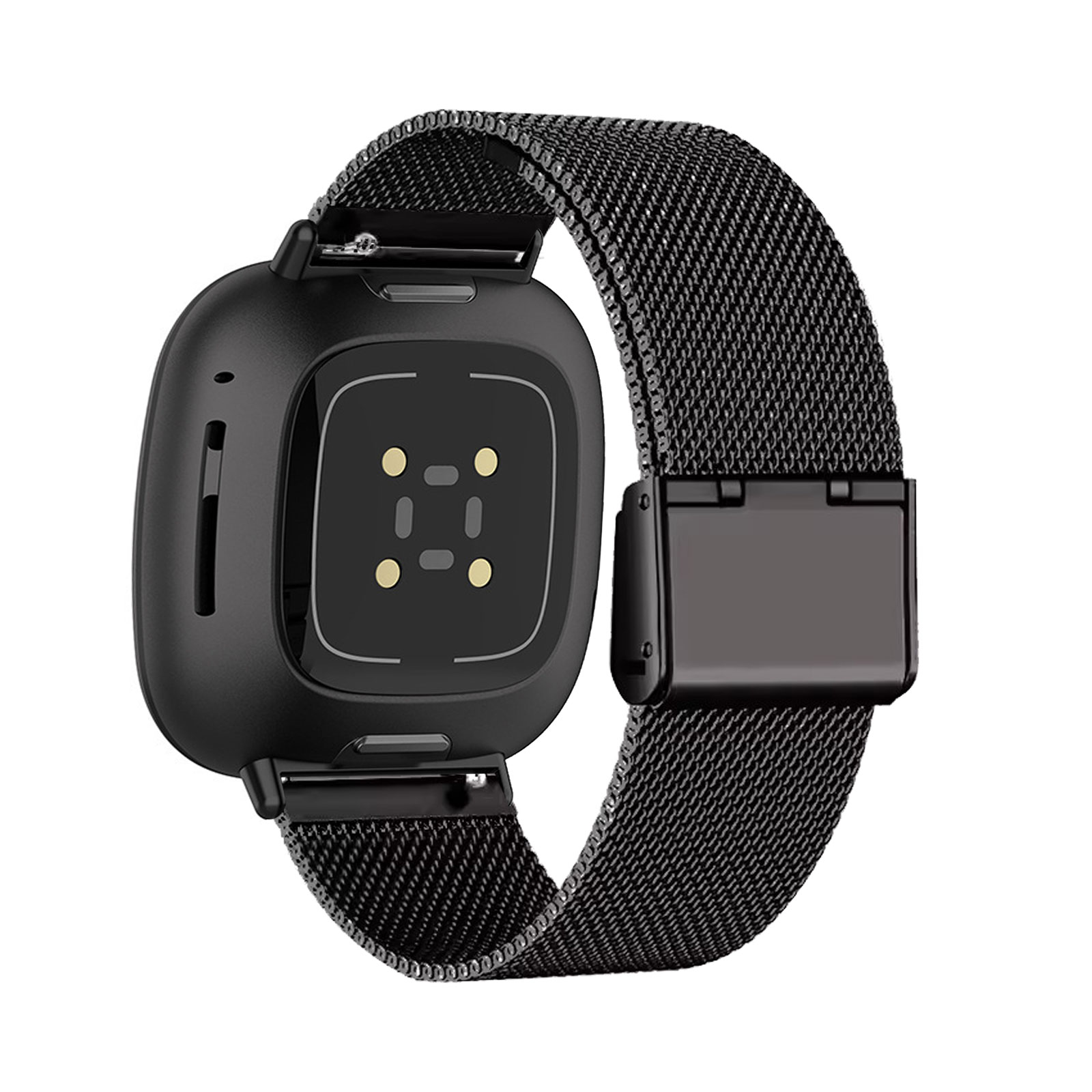 Stainless Mesh Band - Bandas de metal para Fitbit Versa