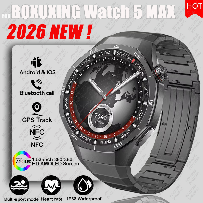 Smartwatch Face - 2026 nuevo reloj BOXUXING 5 MAX