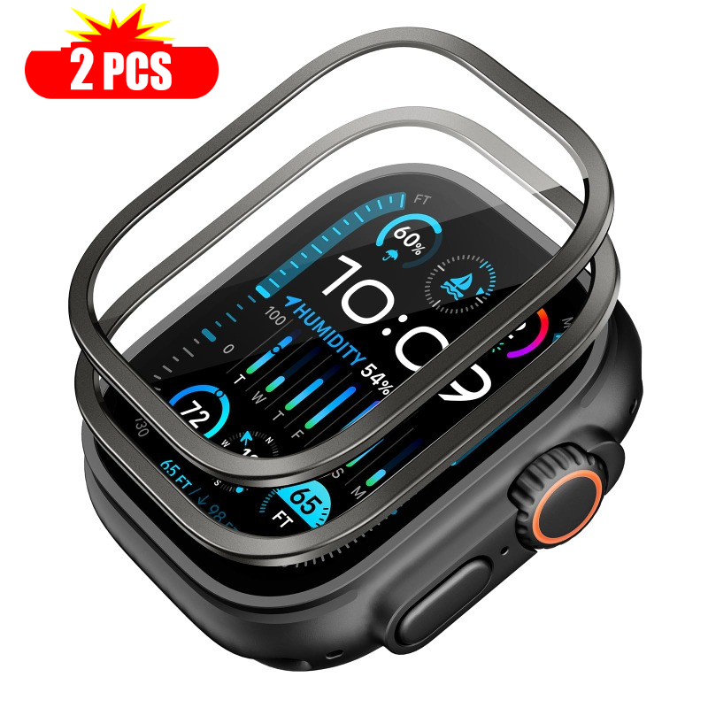 Smart Watch Accessories - 2 uds vidrio templado para Apple