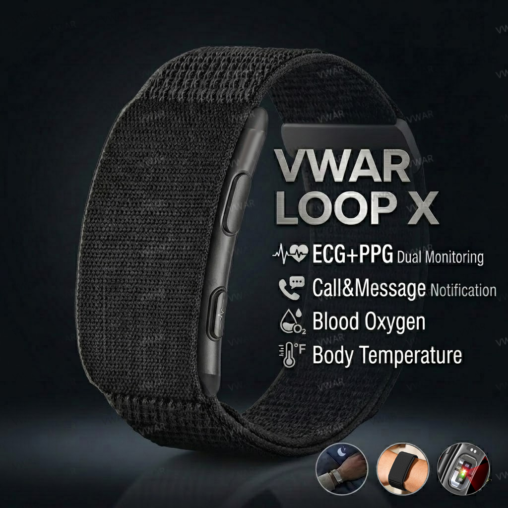 Smartwatch X - Pulsera Inteligente VWAR LOOP X ECG,
