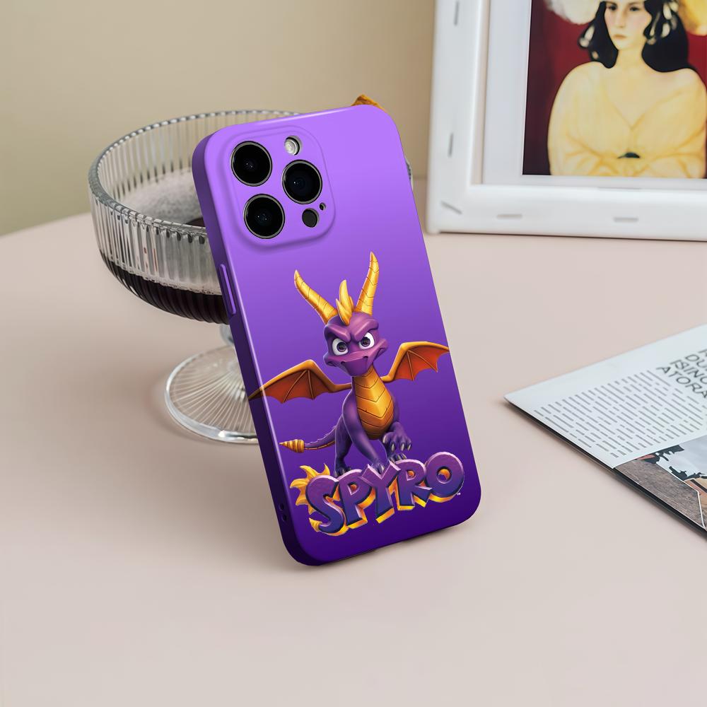 Apple Iphone 15 Pro Max - Juego S-Spyro Series Dragon funda de