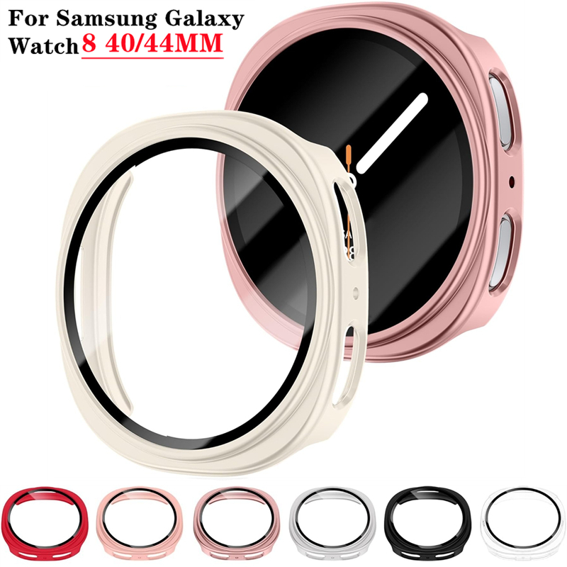 Samsung Smartwatch Accessories - Vidrio templado + funda para Samsung