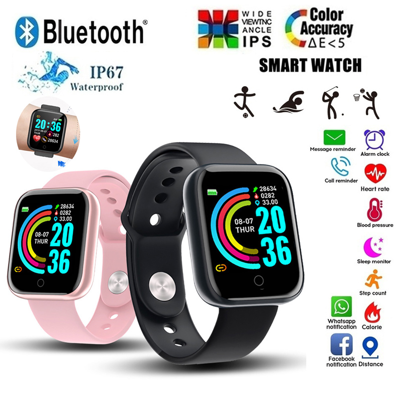 Reloj inteligente D20, resiste - Smartwatch Face reseña y precio