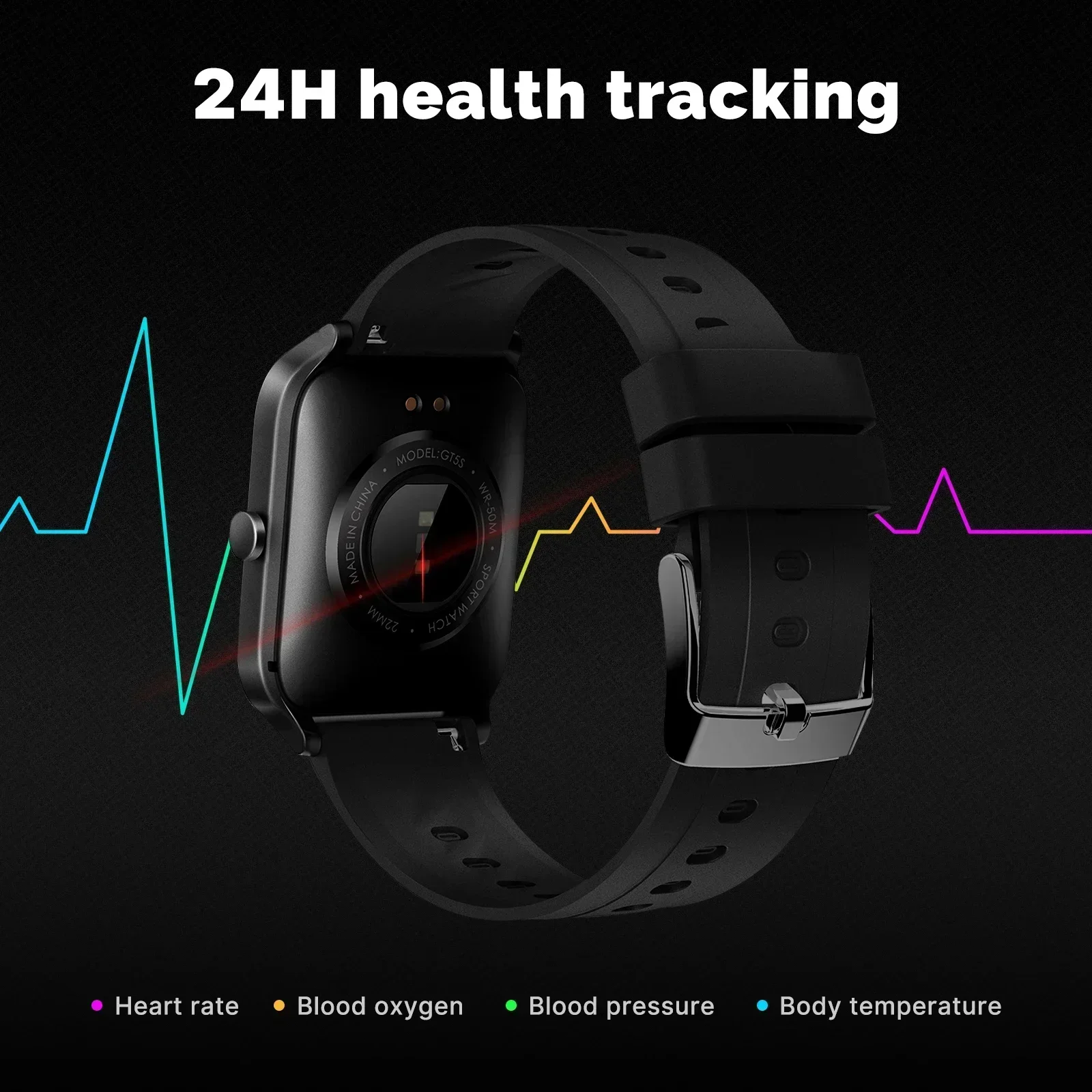 Reloj inteligente MOES Alexa,  - Smartwatch Face reseña y precio