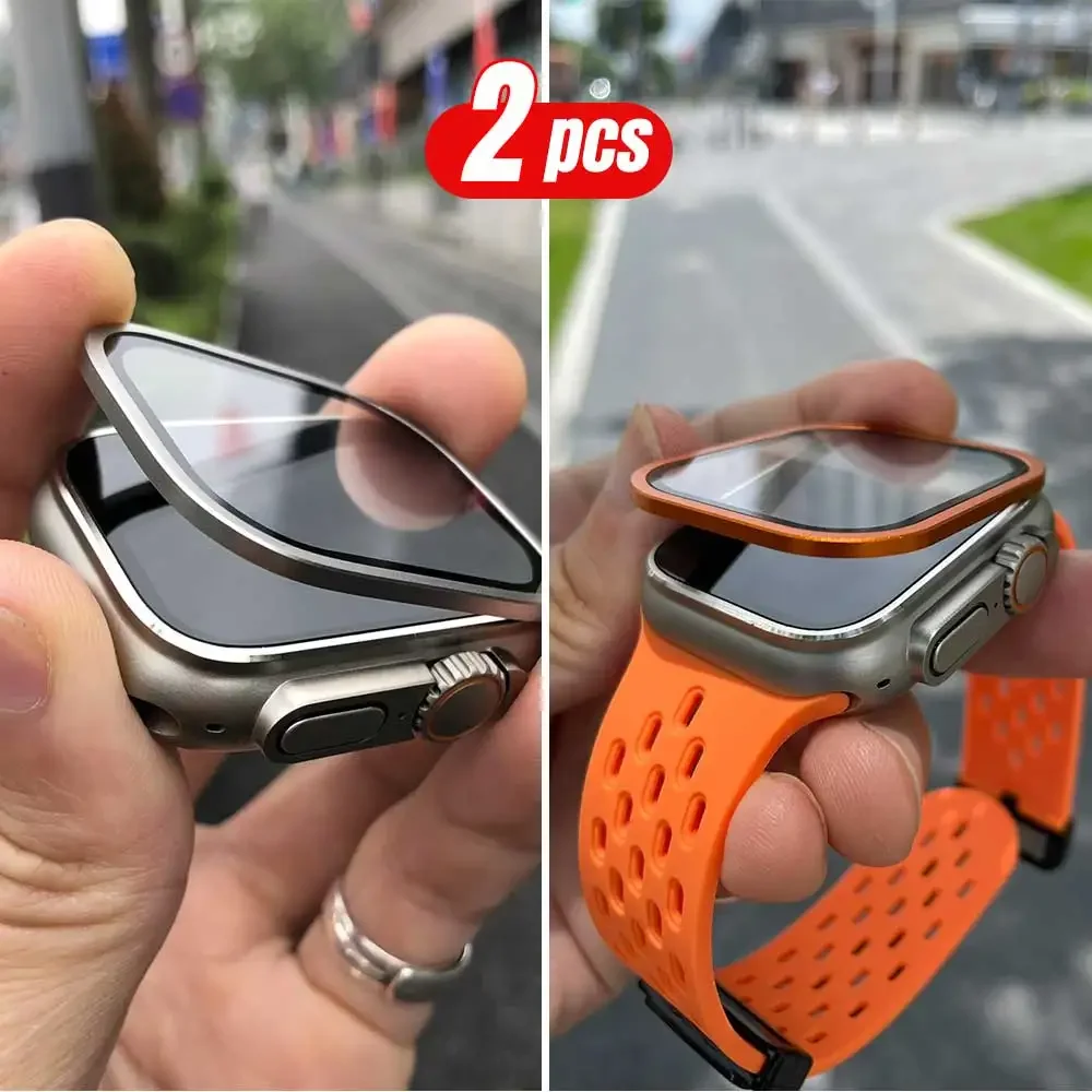 Marco de Metal de titanio para - Smartwatch Watch Accessories For Women reseña y precio