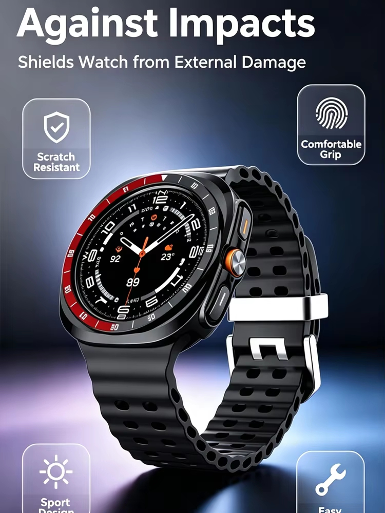 Bisel y funda para Samsung Gal - Samsung Smartwatch Accessories reseña y precio
