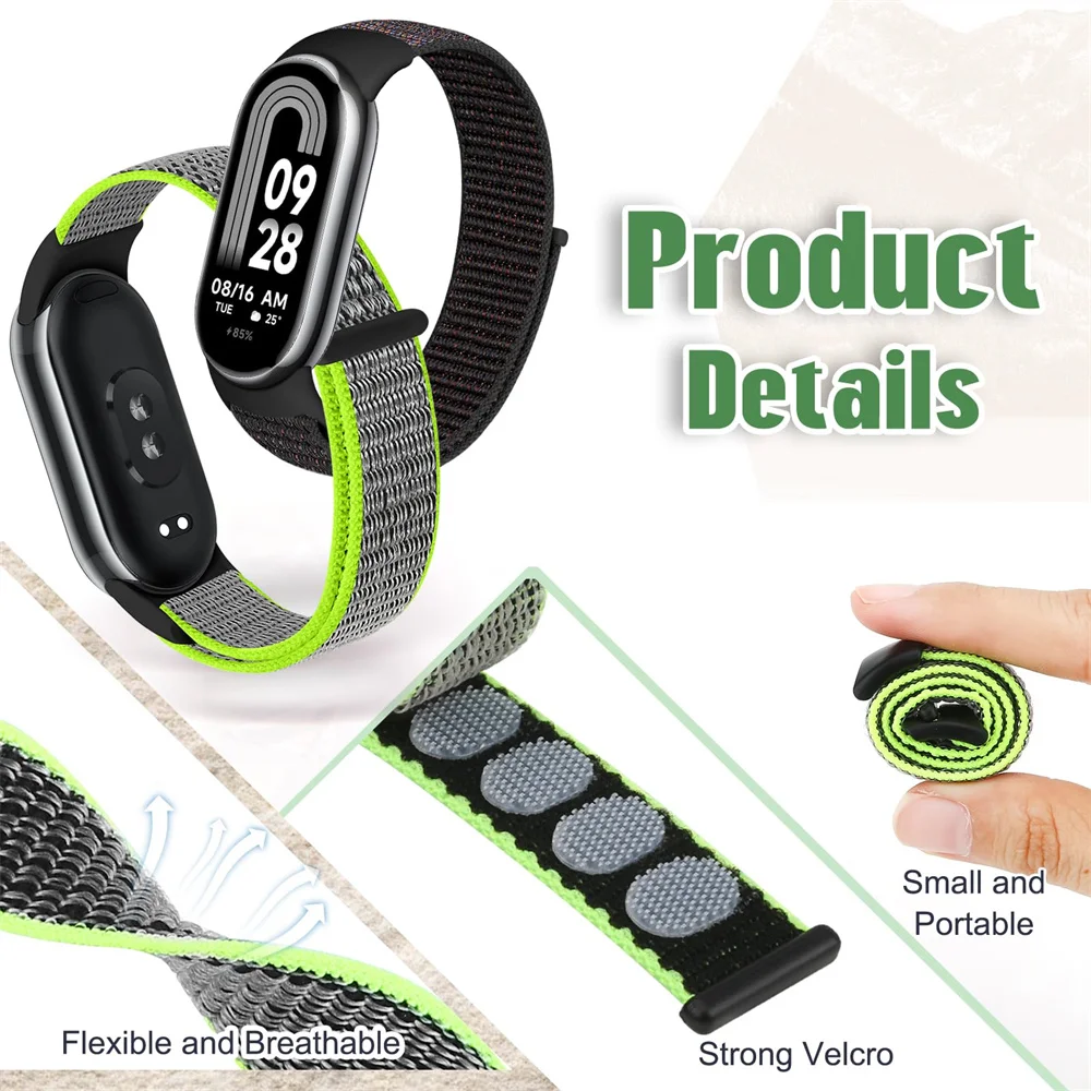Correa de nailon para reloj in - Smartwatch Watch Accessories For Women reseña y precio