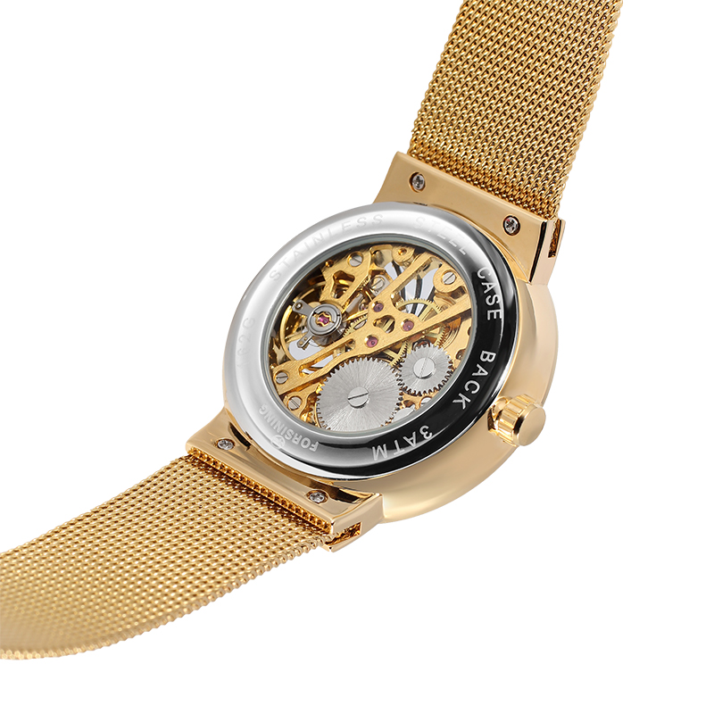 Relojes de pulsera SKROX de lu - Stainless Mesh Band reseña y precio