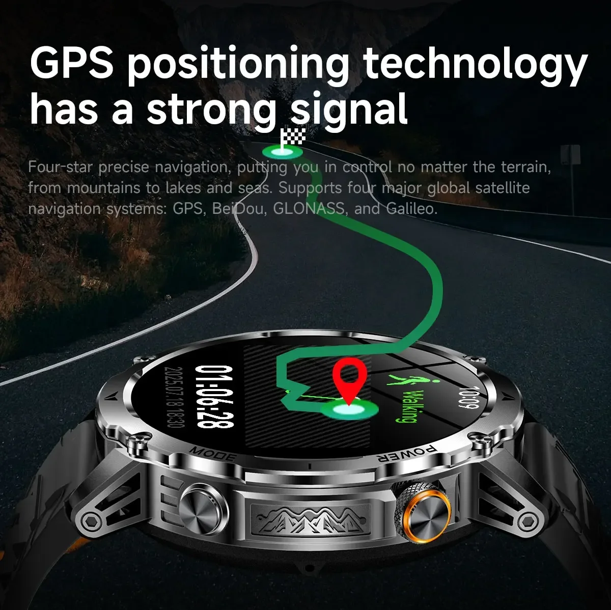 Reloj Inteligente Militar para - Smartwatch M Active reseña y precio