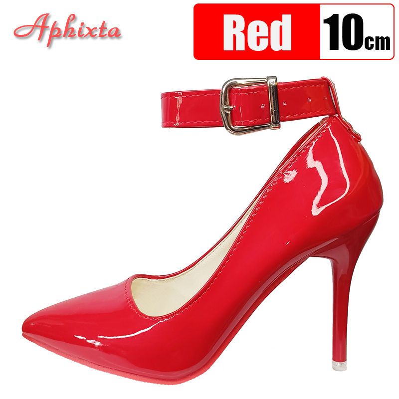 Aphixta, zapatos de tacón de a - Leather Classic Strap reseña y precio