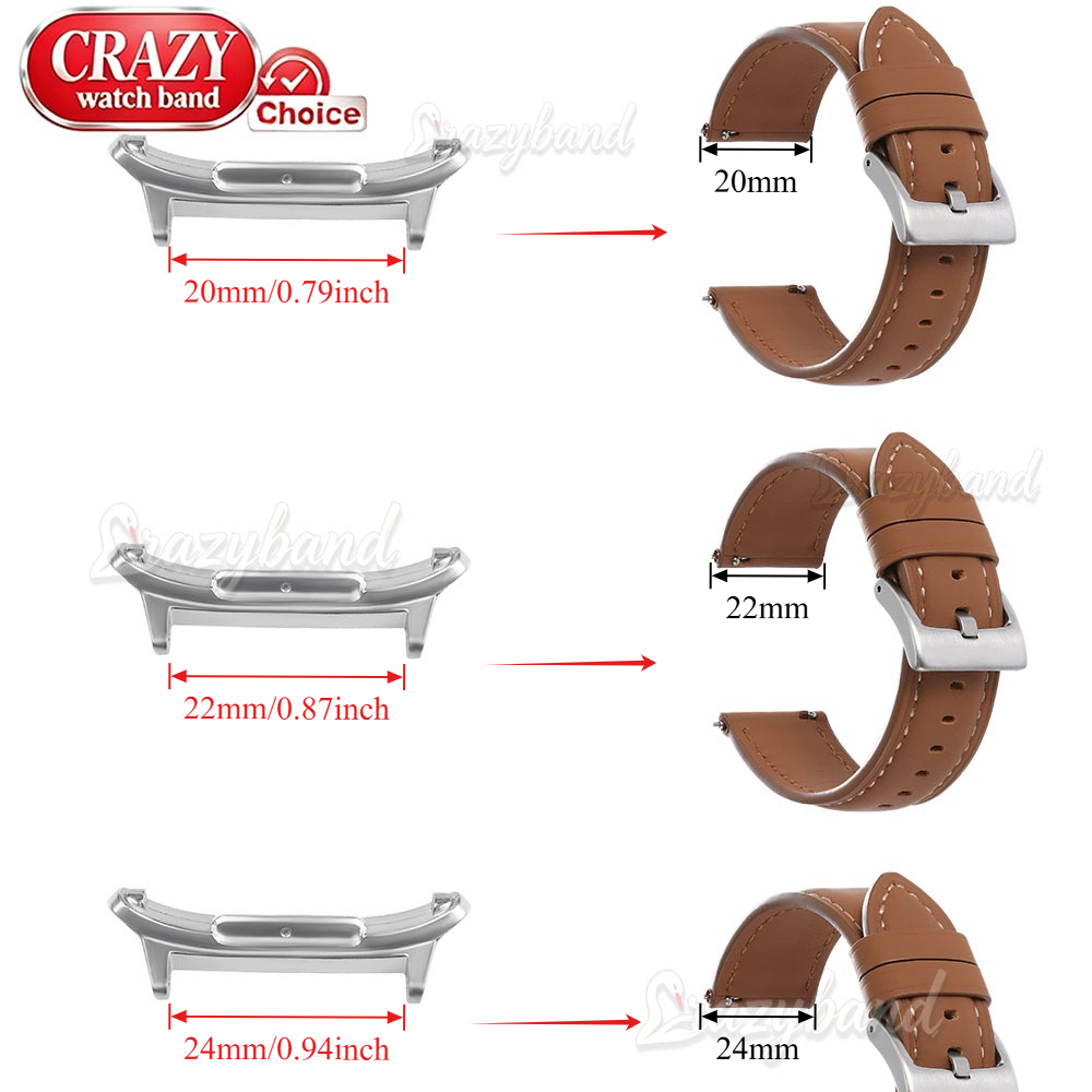1 par de conectores de acero i - Watch Band Connector reseña y precio