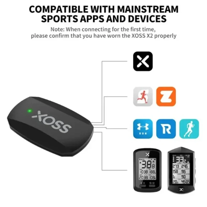 Sensor de Ritmo Cardíaco XOSS  - Rugged Sport Strap reseña y precio