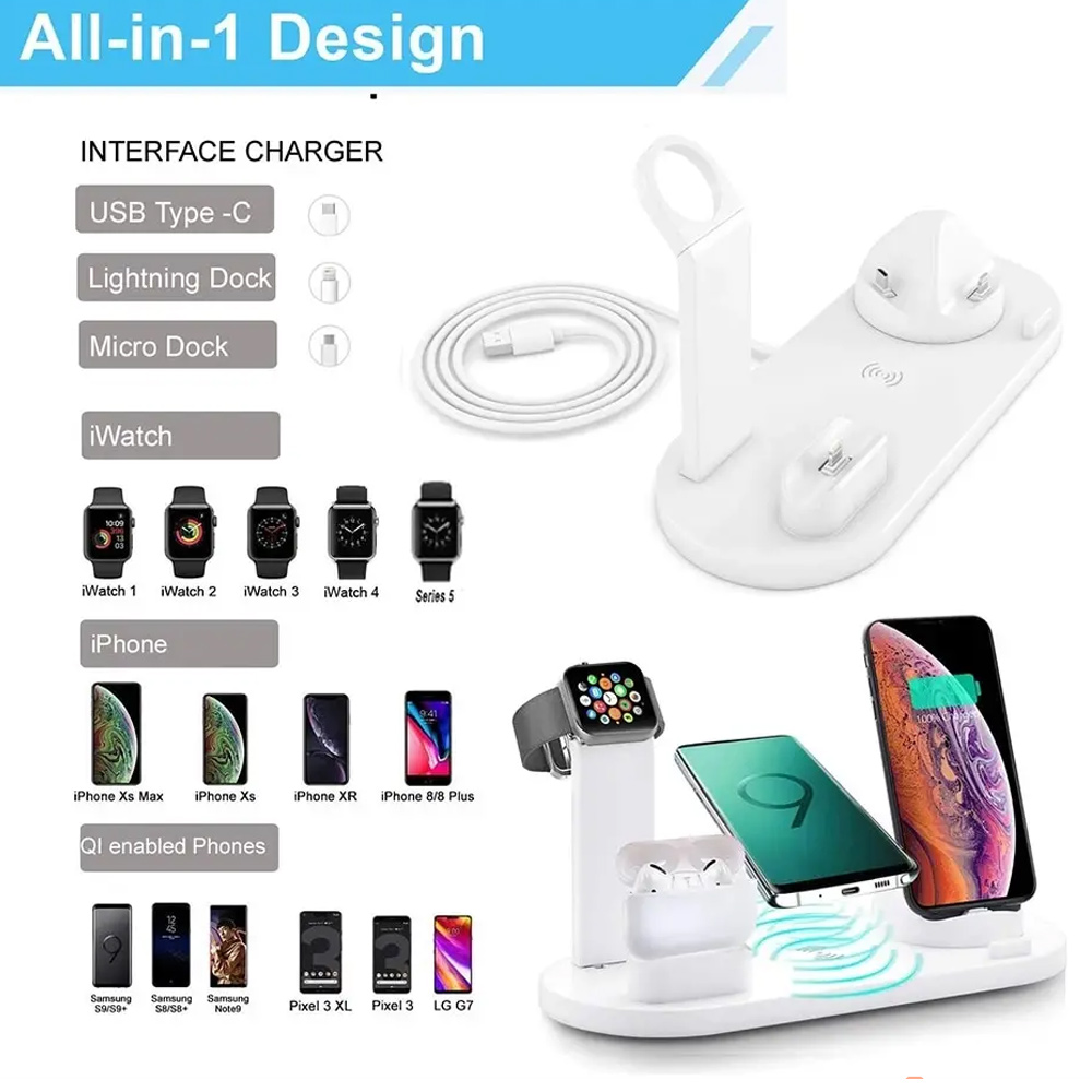 Base de Carga Inalámbrica 7 en - Watch Charger Cable reseña y precio