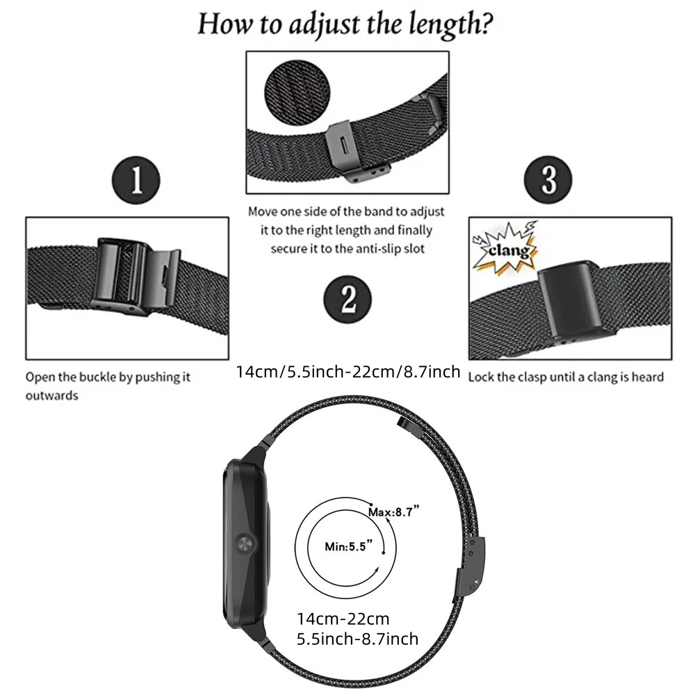 Bandas de metal para Honor Wat - Stainless Mesh Band reseña y precio