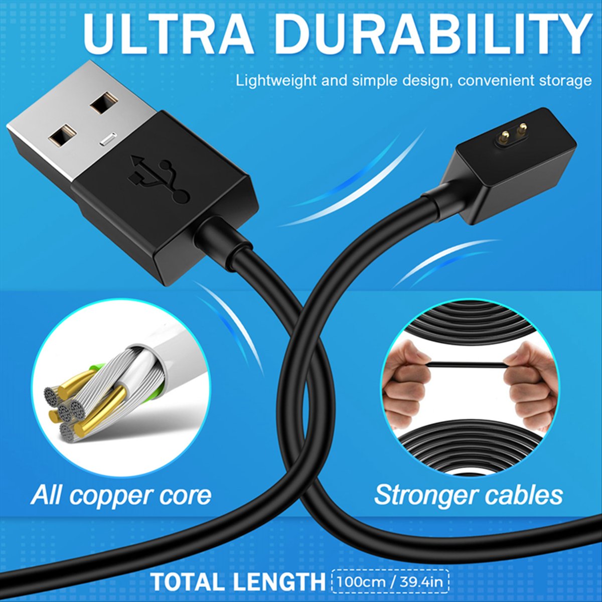 Cable de carga rápida para rel - Watch Charger Cable reseña y precio