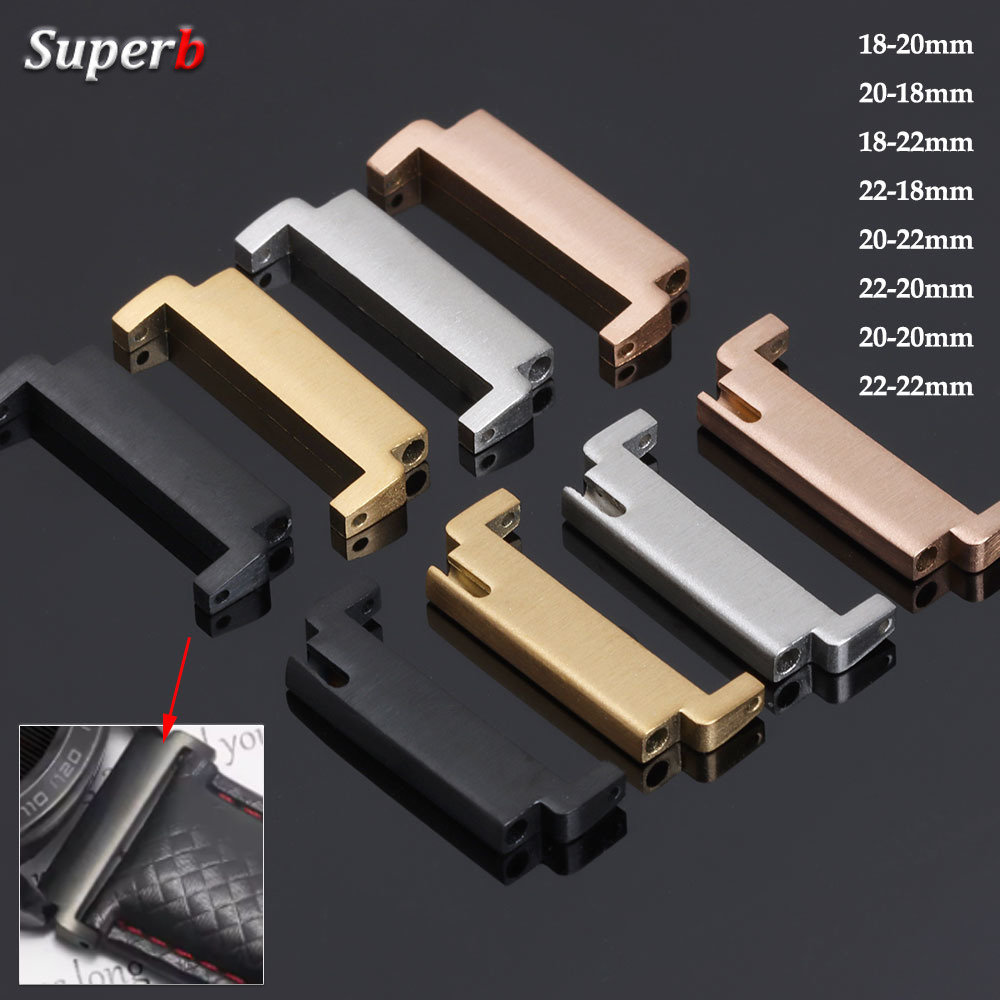 1 par de adaptadores de correa - Watch Band Connector reseña y precio