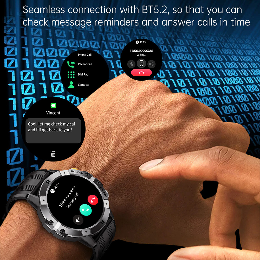 Reloj Inteligente Militar para - Smartwatch Face reseña y precio