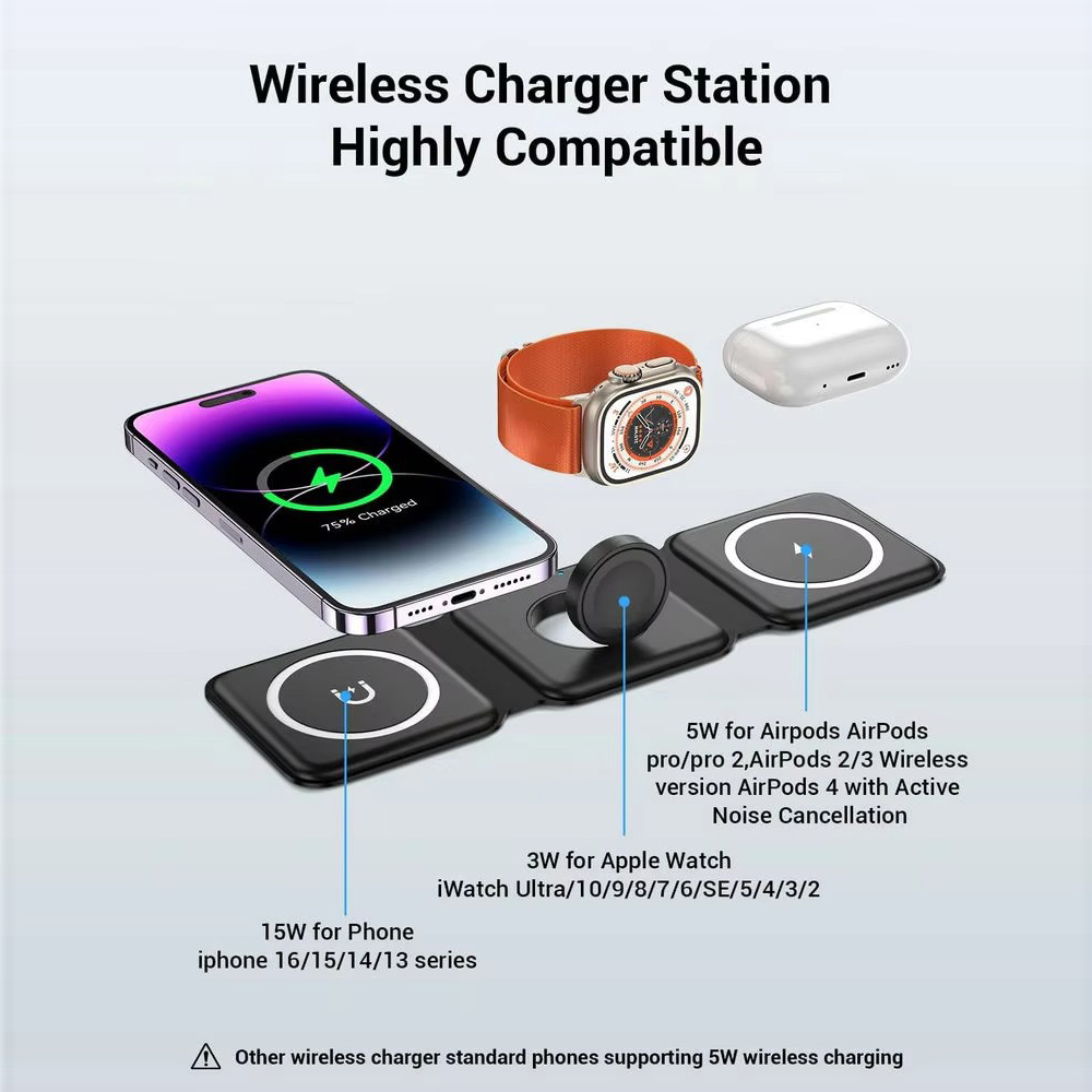 Cargador inalámbrico plegable  - Watch Charger Cable reseña y precio