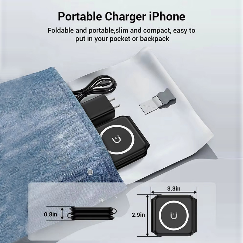 Cargador inalámbrico plegable  - Watch Charger Cable reseña y precio