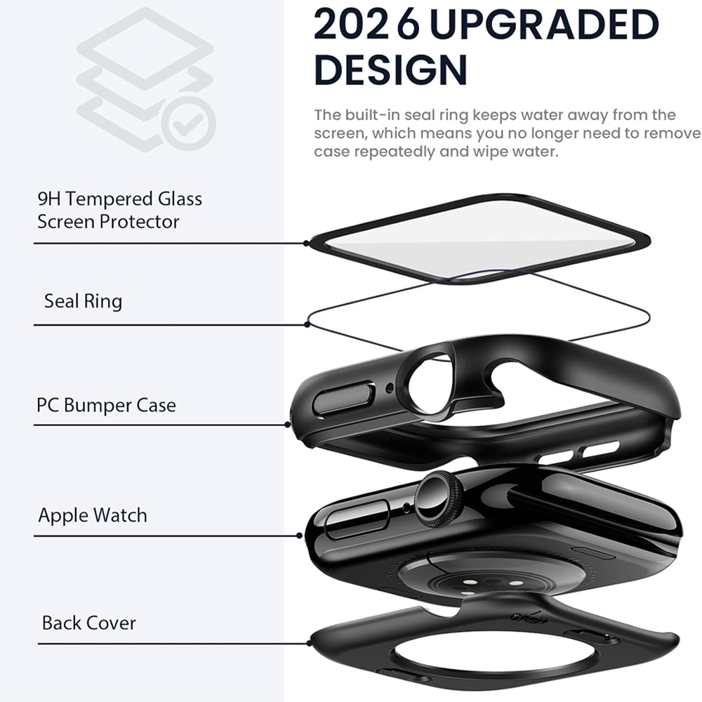 Funda Protectora 360 para Appl - Smartwatch Watch Accessories For Women reseña y precio