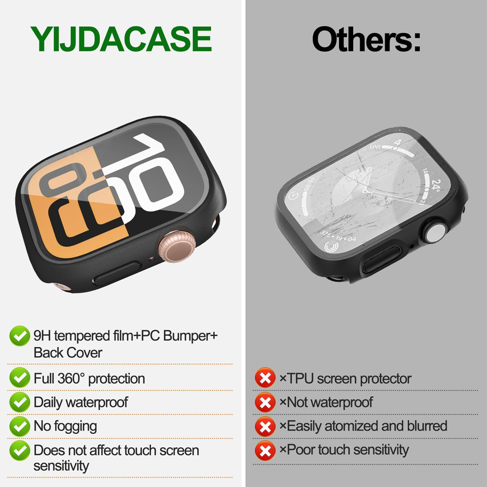 Funda Protectora 360 para Appl - Smartwatch Watch Accessories For Women reseña y precio