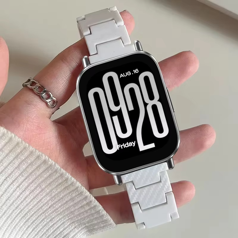 Correa de fibra de carbono de  - Smartwatch Watch Accessories For Women reseña y precio