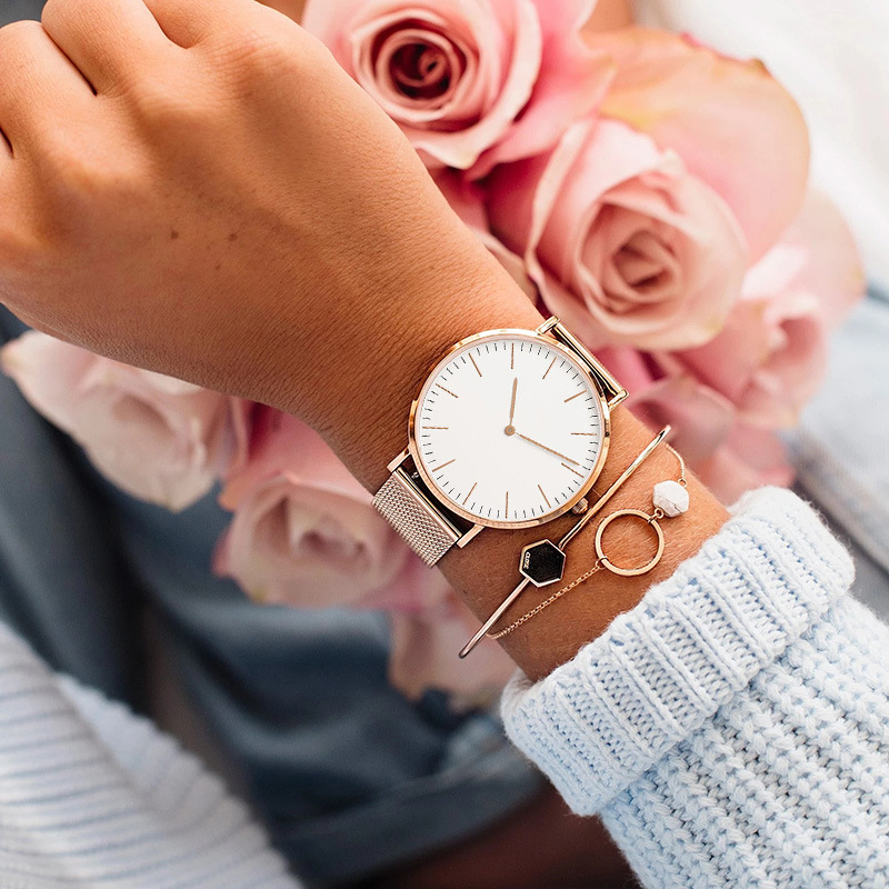 Relojes de lujo de marca super - Stainless Mesh Band reseña y precio