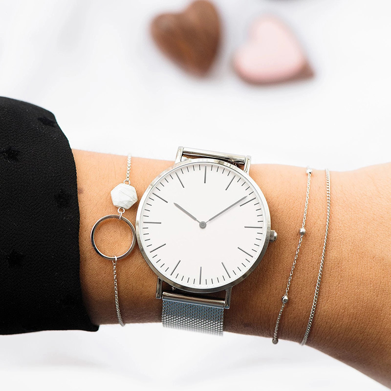 Relojes de lujo de marca super - Stainless Mesh Band reseña y precio
