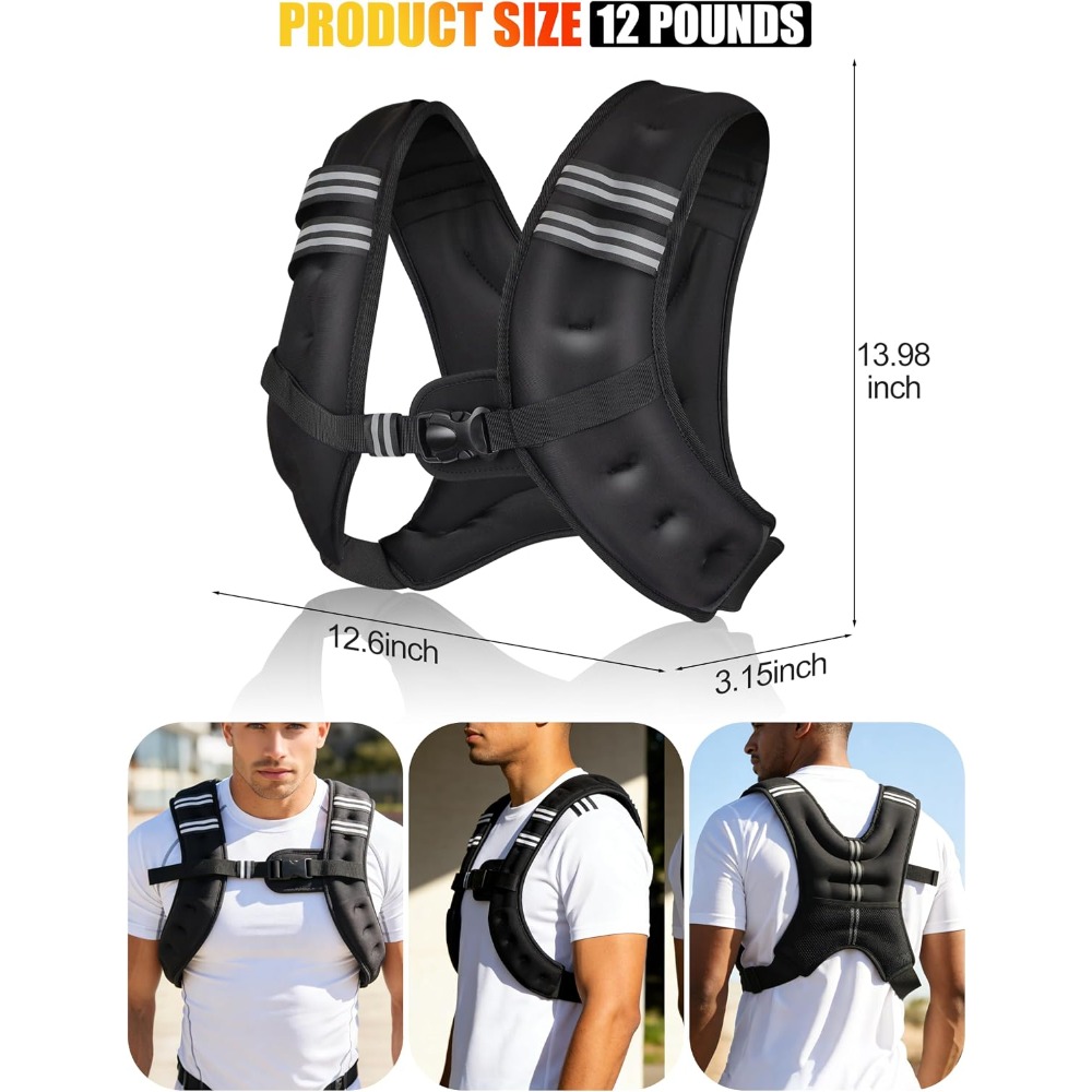 Chaleco con peso para fitness, - Rugged Sport Strap reseña y precio