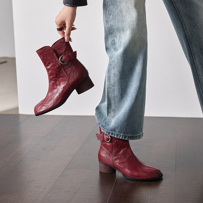 Botas Tabi de piel de oveja he - Leather Classic Strap reseña y precio