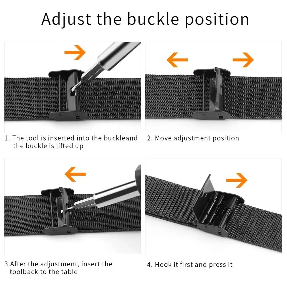 Bandas de metal para Fitbit Ve - Stainless Mesh Band reseña y precio