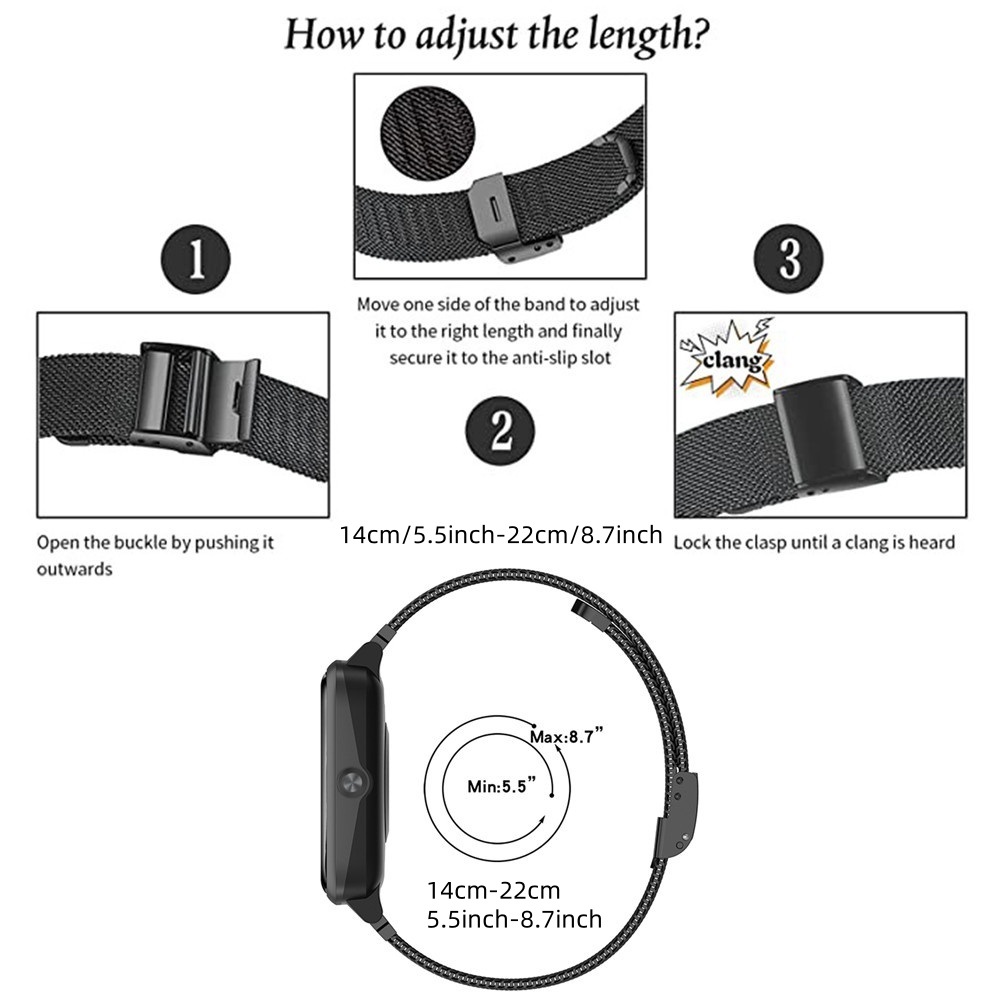 Bandas de metal para Fitbit Ve - Stainless Mesh Band reseña y precio