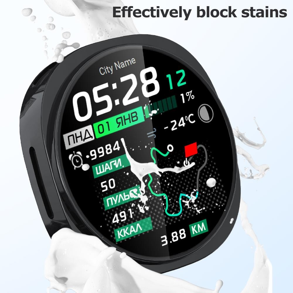 Funda suave de TPU con películ - Samsung Smartwatch Accessories reseña y precio