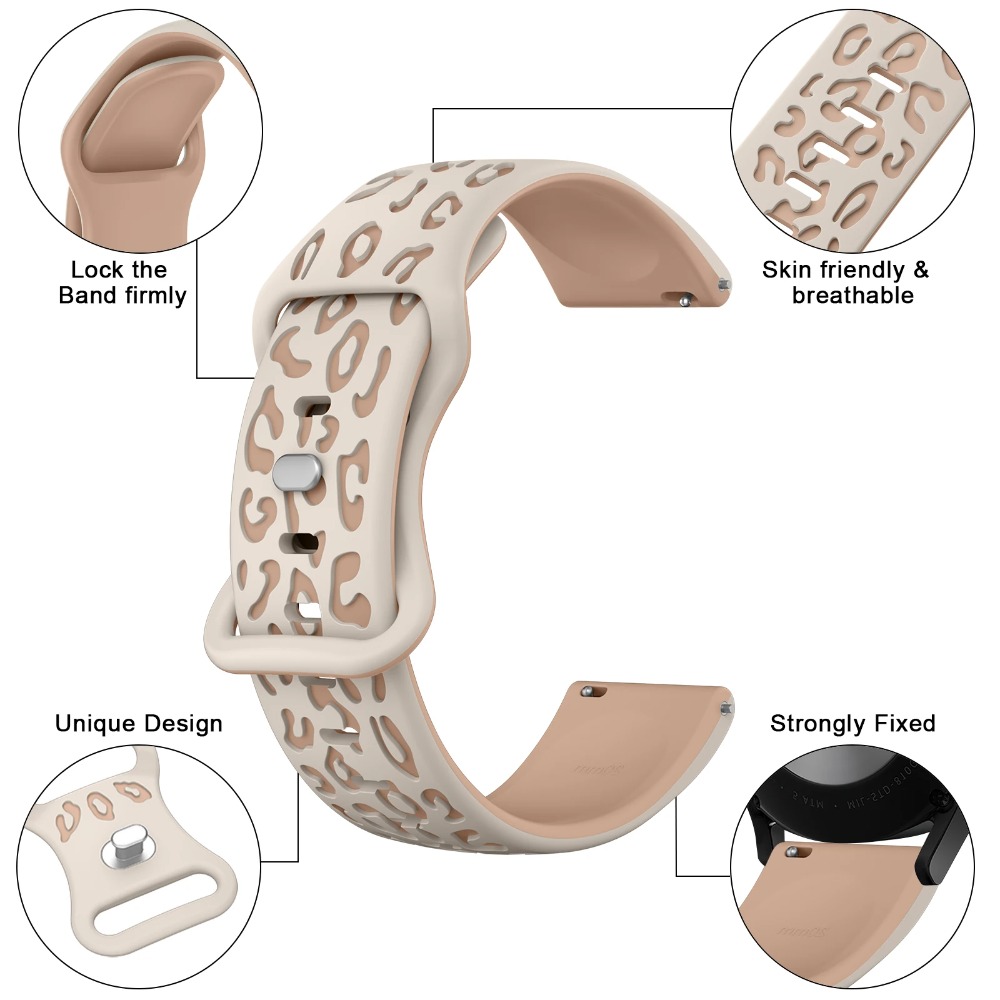Correa de silicona de leopardo - Xiaomi Smartwatch S3 Accessories reseña y precio