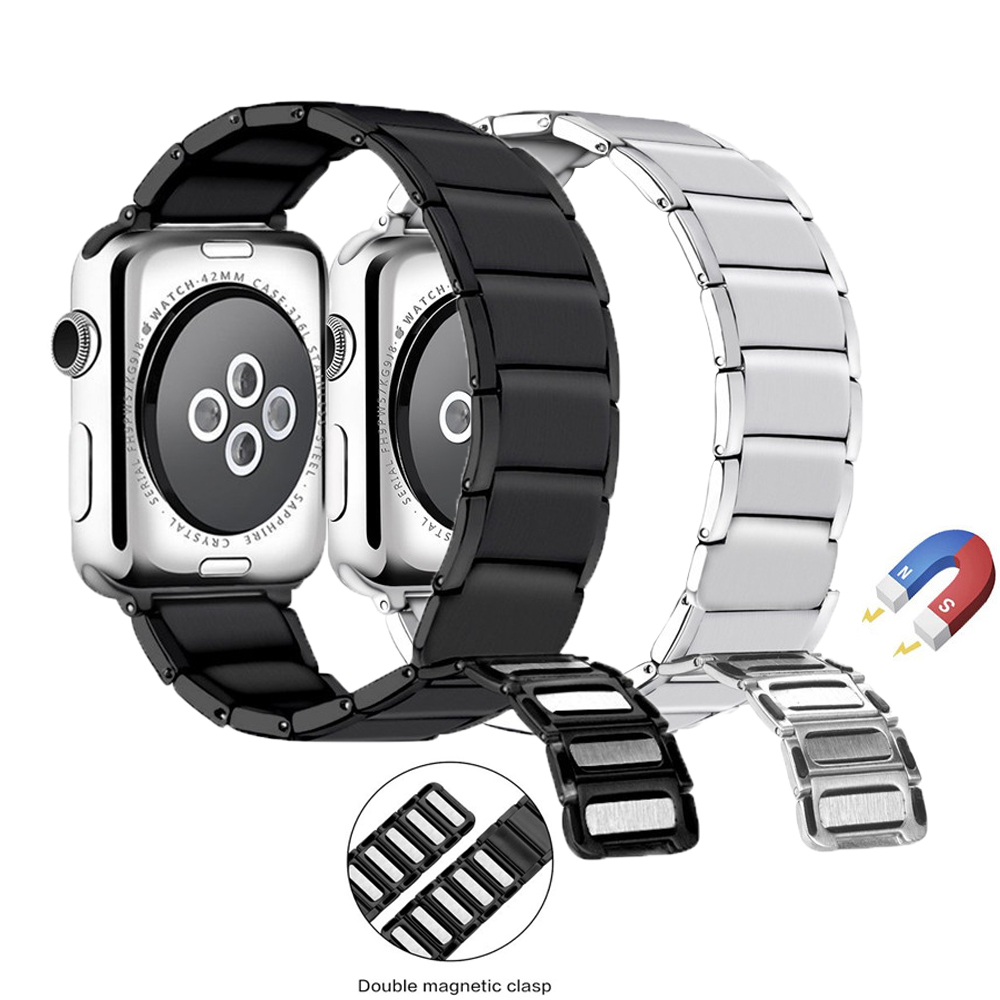Correa de acero inoxidable par - Smartwatch Accessories Shop reseña y precio