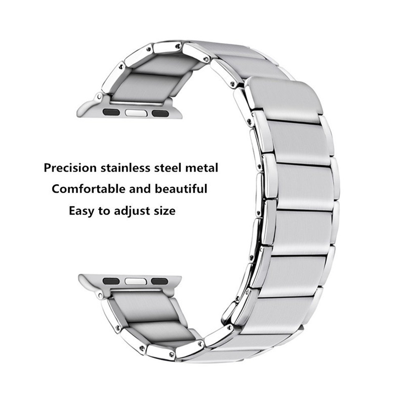 Correa de acero inoxidable par - Smartwatch Accessories Shop reseña y precio
