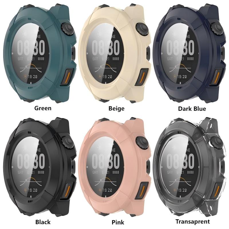 PC + funda de vidrio templado  - Android Smartwatch Accessories reseña y precio