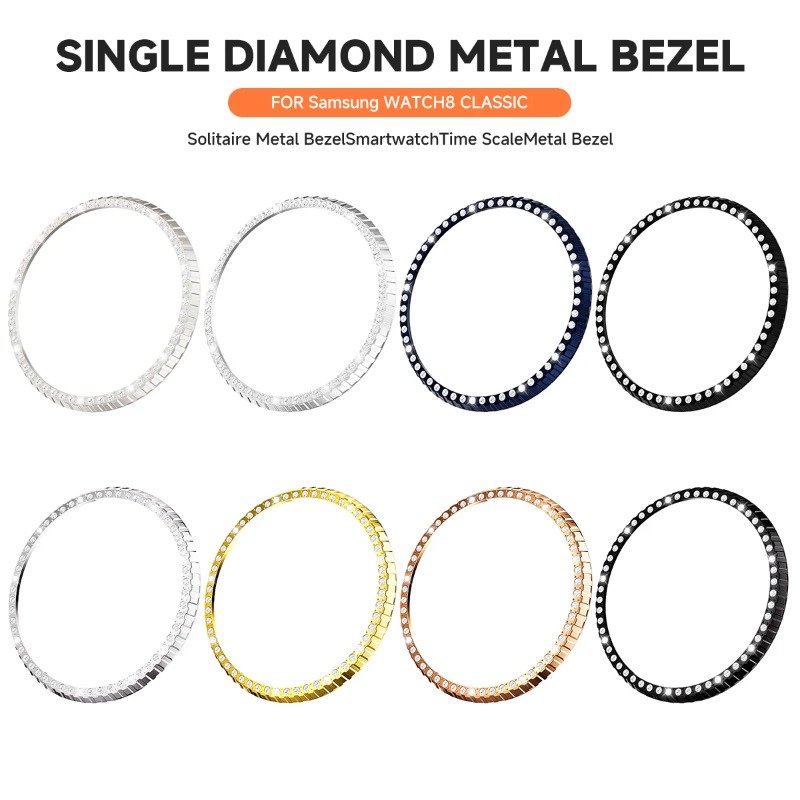 Cubierta de bisel de Metal par - Samsung Smartwatch Accessories reseña y precio