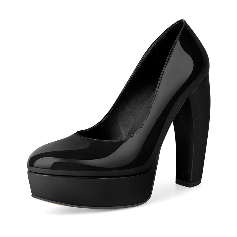 Zapatos de Tacón Alto con Plat - Leather Classic Strap reseña y precio